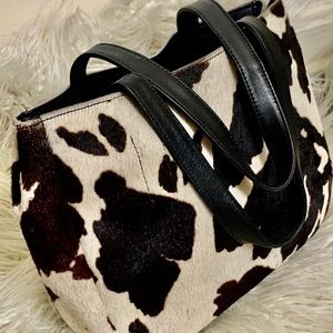 BANANA REPUBLIC : Cowhide Satchel